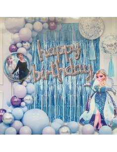 Set De Ballons Gonflables Anniversaire,  Frozen