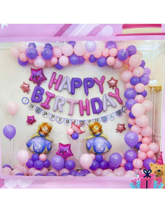Set De Ballons Gonflables Anniversaire, Sofia
