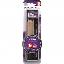 Set de Fusain Simply 8pcs - Daler Rowney