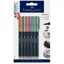 Set Marqueurs Métalliques 6pcs - Faber Castell
