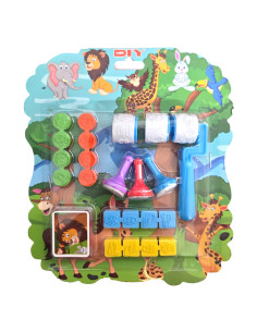 Set Pâte à Modeler - 4 Pots avec Accessoires et Tampons