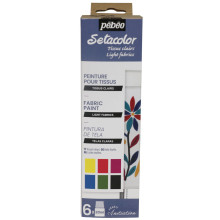 Set Peinture Sur Tissus Assortis, Setacolor - Pébéo