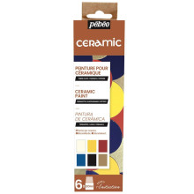 Set Peinture Sur Verre Base Solvant Assortis, Ceramic - Pébéo