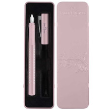 Set Stylo-Plume Sparkle M Rose, Faber-Castell - Réf.201515