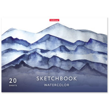 Sketchbook Papier Aquarelle 20 Feuilles, A4 - ErichKrause