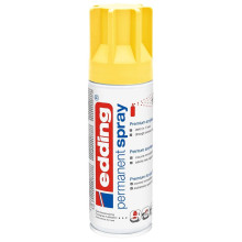 Spray Acrylique Permanent 200ml, Jaune Trafic Mat - Edding