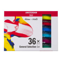 Standard Series Set d'Acryliques Sélection Générale 36x20ml - Amsterdam