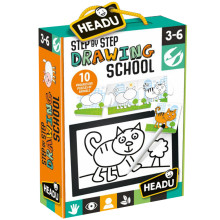 Step By Step Drawing School HEADU
