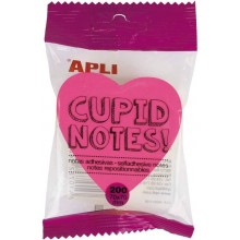 STICK NOTES APLI 200F COEUR