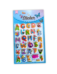 Stickers 3D Alphabet Thème Animaux
