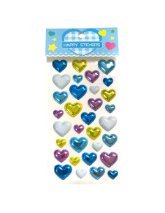 Stickers 3D Forme Cœur