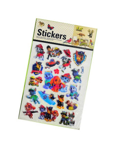 Stickers 3D Pour Enfants, Paw Patrol