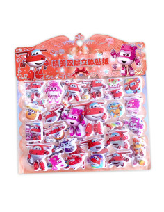 Stickers 3D Thème Les Aventures de Jett & Robe Princesse