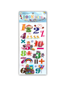 Stickers Autocollants Chiffre 8D