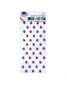 Stickers Autocollants Coccinelle, 3D