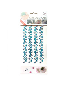 Stickers Autocollants Strass, Fleur