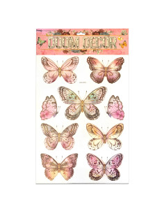 Stickers Muraux Autocollants Décoratifs Papillons 8D