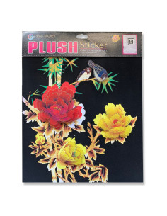 Stickers Muraux Autocollants Relief Velours