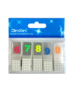 Sticks Notes Chiffres Transparent Néon - Jinxin