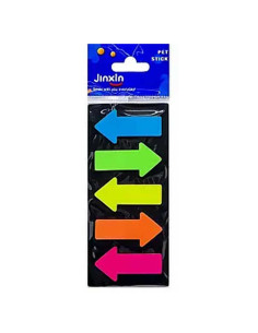 Sticks Notes Flèches GM Transparent Néon - Jinxin
