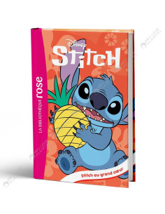 Stitch Au Grand Coeur, La Bibliothèque Rose Disney - Hachette