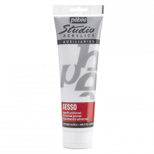 Studio Acrylics 250 ml, Gesso Universel Blanc - Pébéo