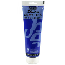 Studio Acrylique Fine 250 ml, Bleu Outremer Foncé 15 - Pébéo