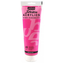 Studio Acrylique Fine 250 ml, Rose Vif Opaque 45 - Pébéo