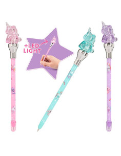 Stylo à Bille Avec Licorne et Lumière LED - Depesche
