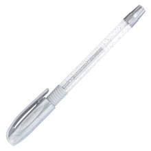 Stylo à Bille Glitter 1 mm, Argent - Pensan