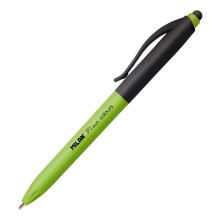 Stylo à Bille P1 Touch Avec Pointe Pour Ecran Tactile 1mm, Vert - Milan