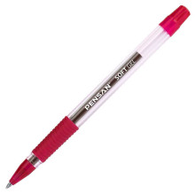 Stylo à Bille Soft Gel Rouge 0,7 mm -  Pensan