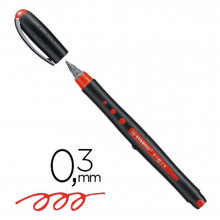 Stylo Black fin 0.3mm Rouge - Stabilo