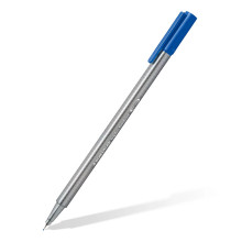 Stylo Feutre - Bleu de Delft - Pointe Fine 0.3 mm - Triangulaire - STAEDTLER - TRIPLUS® FINELINER 334