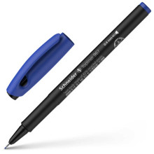 Stylo Feutre Fine 0.4mm, Bleu - Schneider