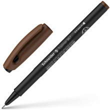 Stylo Feutre Fine 0.4mm, Marron - Schneider