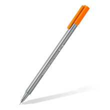 Stylo Feutre - Orange - Pointe Fine 0.3 mm - Triangulaire - STAEDTLER - TRIPLUS® FINELINER 334