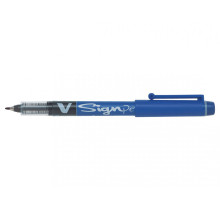 Stylo Feutre PILOT V-SignPen - Pointe Moyenne - Bleu