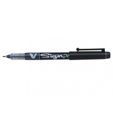 Stylo Feutre PILOT V-SignPen - Pointe Moyenne - Noir