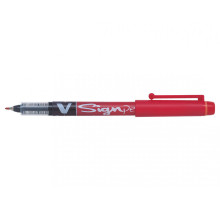 Stylo Feutre PILOT V-SignPen - Pointe Moyenne - Rouge