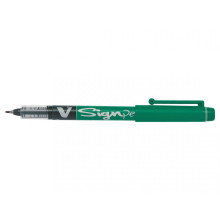 Stylo Feutre PILOT V-SignPen - Pointe Moyenne - Vert