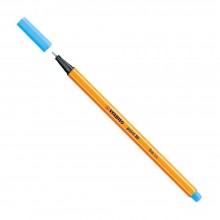Stylo Feutre Pointe Fine 88 Bleu Fluo - Stabilo