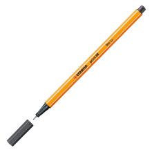 Stylo Feutre Pointe fine 88 Gris Noir - Stabilo