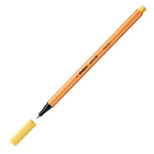 Stylo Feutre Pointe fine 88 Jaune Clair - Stabilo