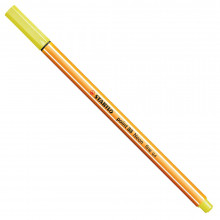 Stylo Feutre Pointe Fine 88 Jaune Fluo - Stabilo