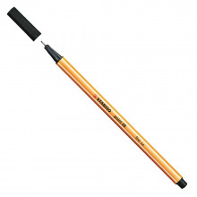 Stylo Feutre Pointe Fine 88 Noir - Stabilo