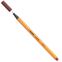 Stylo Feutre Pointe Fine 88 Sienne Brûlée - Stabilo