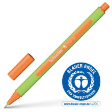 Stylo Feutre Pointe Fine Line Up 0.4mm, Orange - Schneider