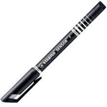 Stylo Feutre Pointe Fine Sensor F, Noir - Stabilo