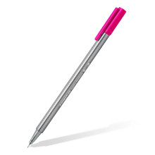 Stylo Feutre - Rose Magenta - Pointe Fine 0.3 mm - Triangulaire - STAEDTLER - TRIPLUS® FINELINER 334